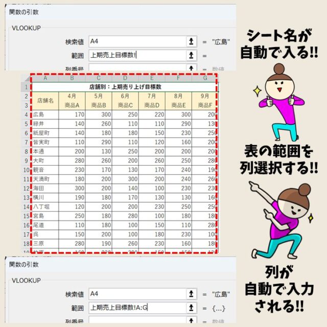 Excel(エクセル)｜VLOOKUP関数で別シートを参照する方法