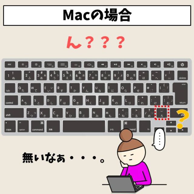 Mac(マック)でバックスラッシュ（\）の入力方法