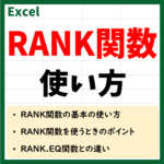 RANK関数の使い方　アイキャッチ