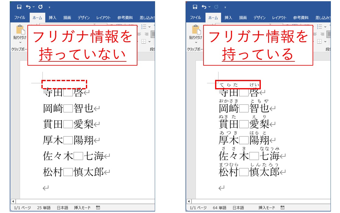 エクセルでPHONETIC関数を使ってふりがなを表示する方法