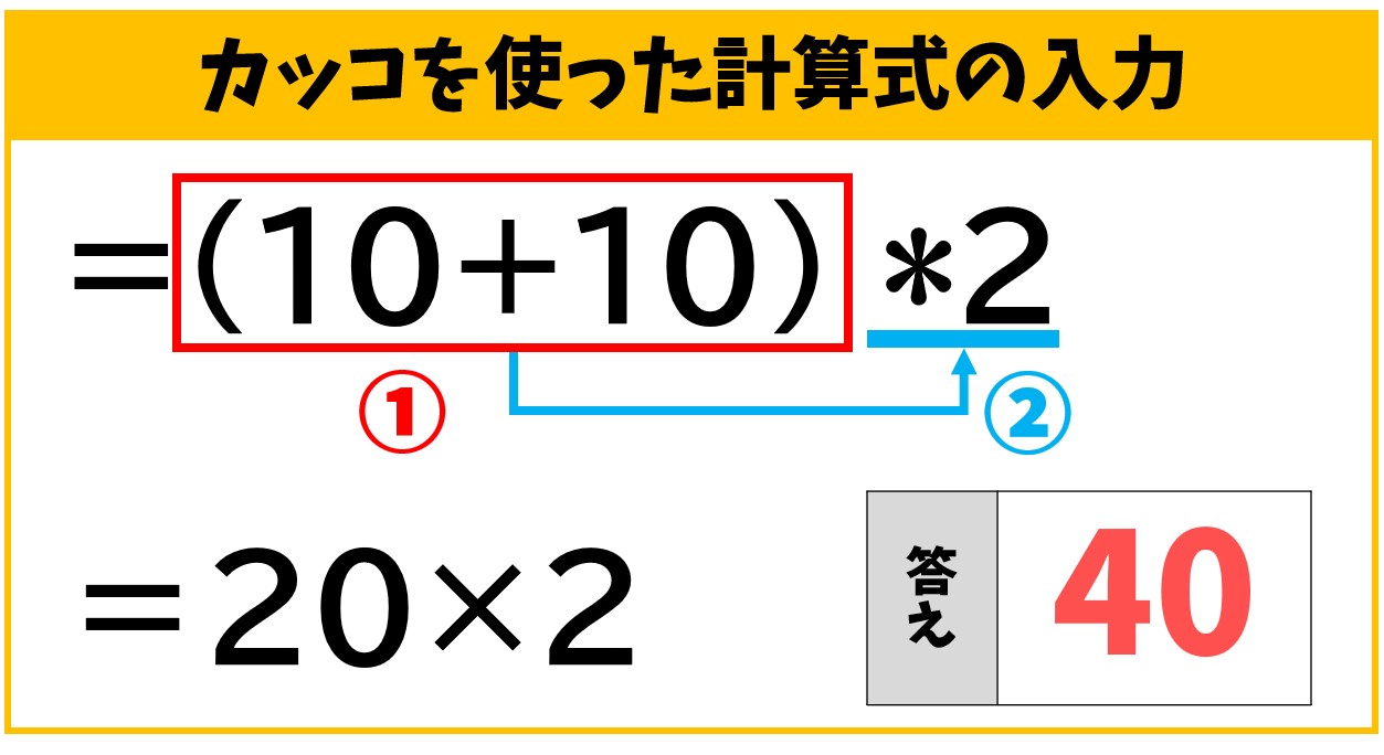 エクセル 掛け算 足し算 混合