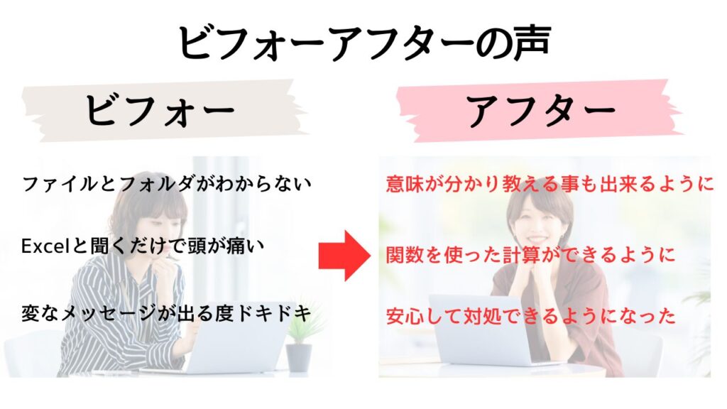 生徒さんビフォーアフター