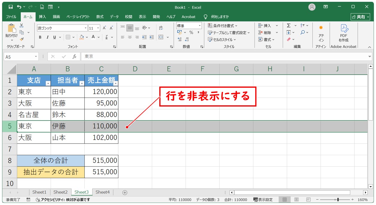 集計方法の違い