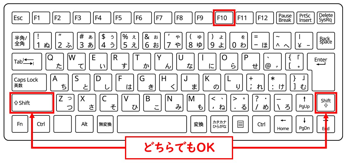 パソコン右クリックの基本操作