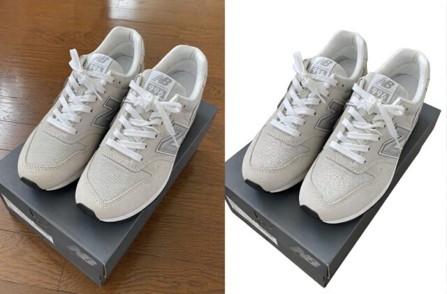 写真の背景を削除した写真