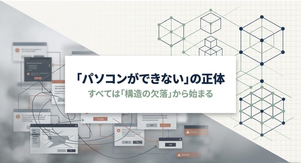 第2章|「できない人」は何ができていないのか ― すべては構造の欠落から始まる