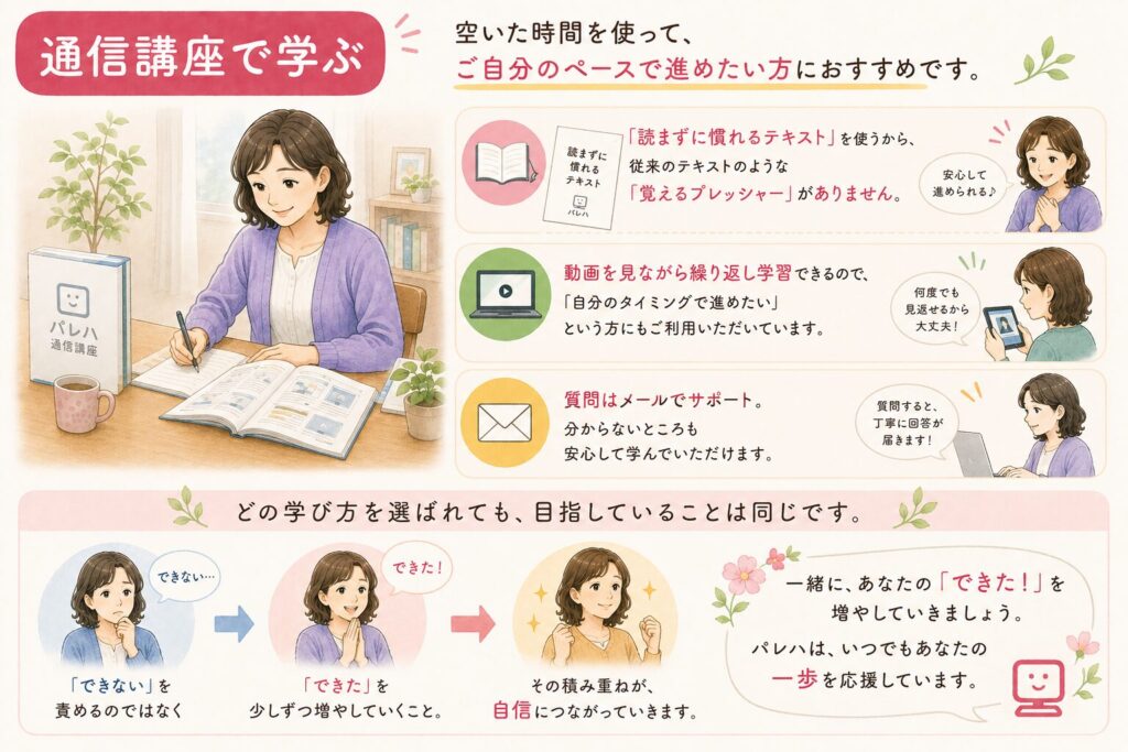 通信講座で学ぶ