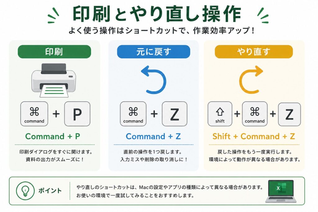 MacExcelショートカット