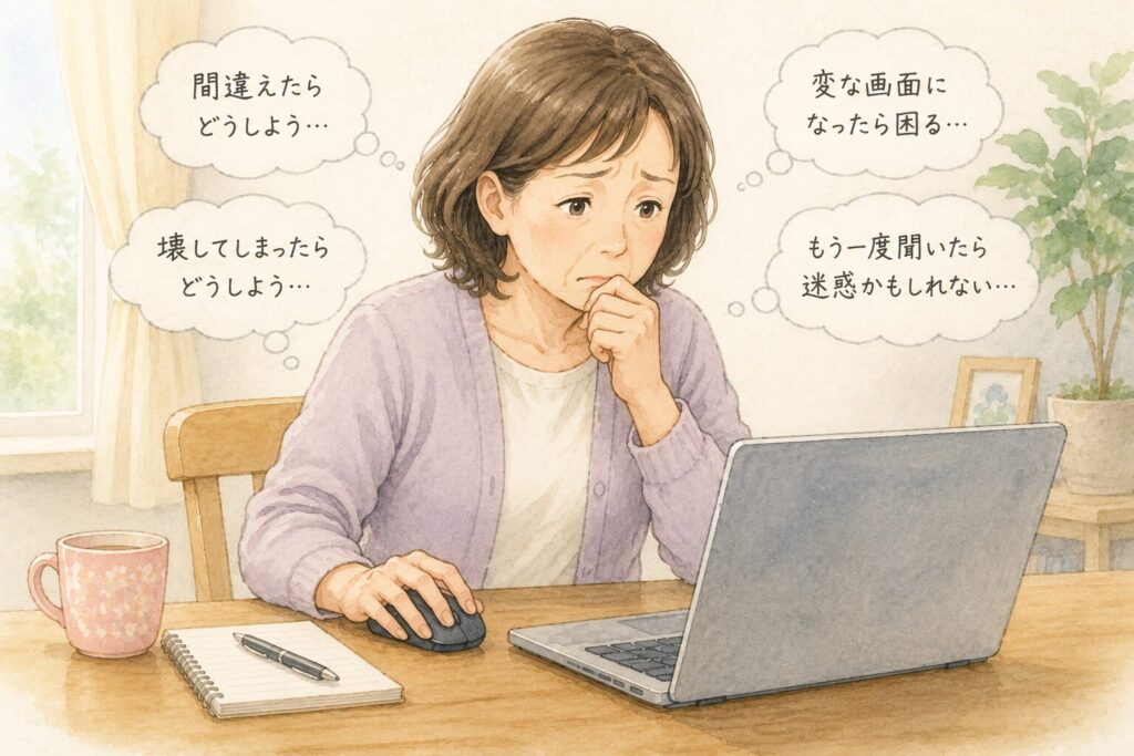 苦手な人ほど、失敗を恐れています