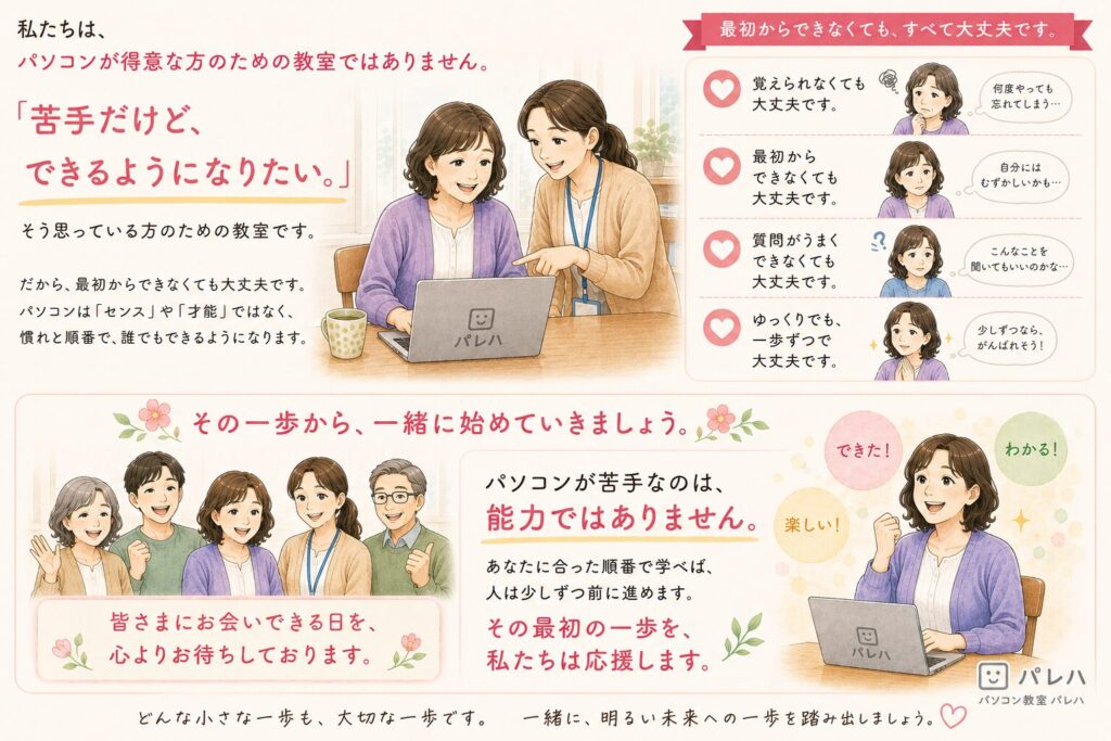 「苦手だけど、できるようになりたい。」